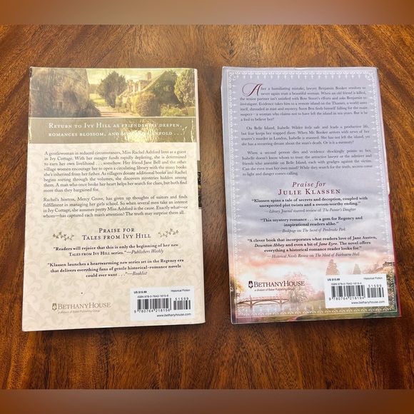 📚Book Set📚
Julie Klassen The Ladies of Ivy Cottage & The Bridge to Belle Island - Picture 2 of 2